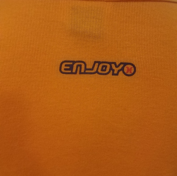 AWESOME HURLEY WOMAN'S TSHIRT XL. YELLOW/ORANGE. - Picture 5 of 9